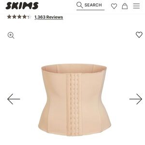 SKIMS Women's Cream Shapewear Corset